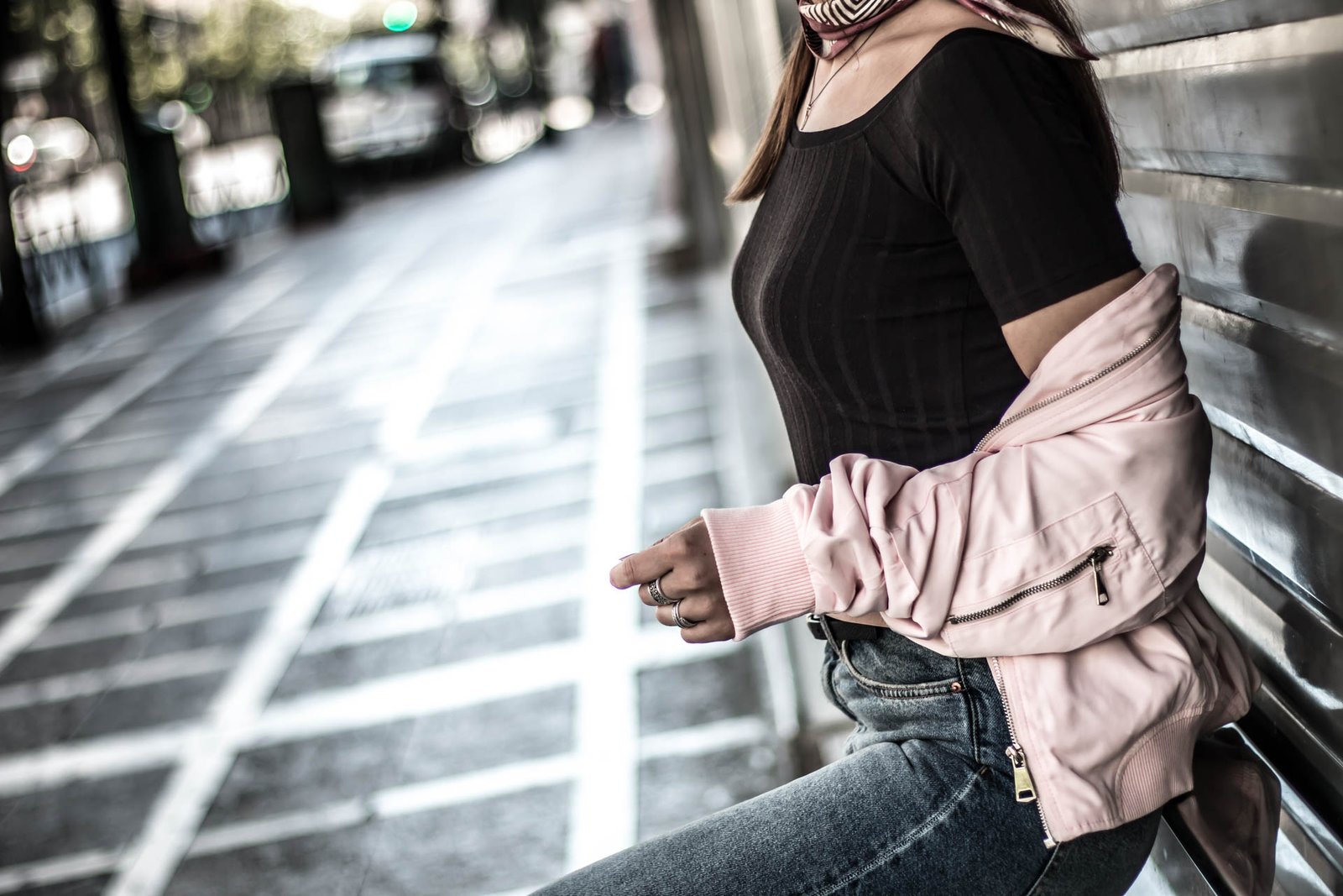 PINK BOMBER JACKET, THEFASHIONBLINK